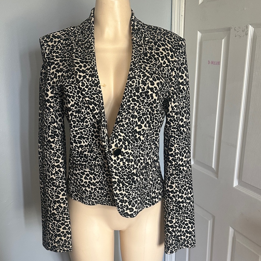 XOXO Leopard Print Women's blazer Jacket